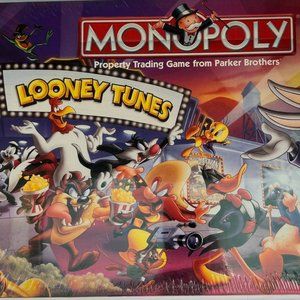 Vintage Monopoly 1999 Looney Tunes Parker Brothers Limited Collector's Edition‎